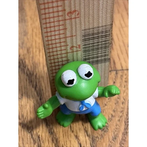 1986 Kermit the Frog Toy Muppet Babies Figure Vintage - Picture 4 of 4